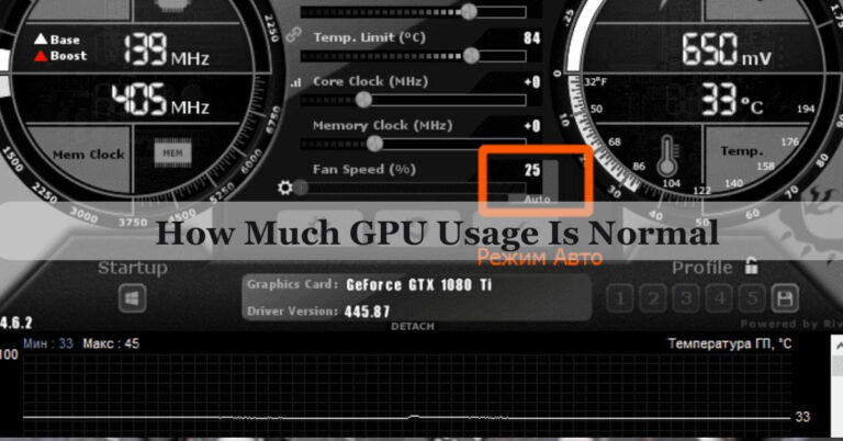 How Much GPU Usage Is Normal – Complete Guide 2024!