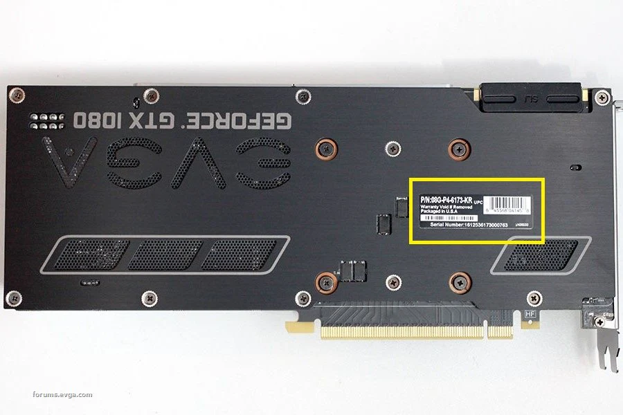 Why My Gpu Has Wierd Serial Number Tag On It